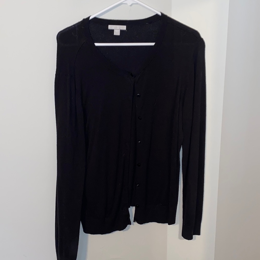 Black cardigan